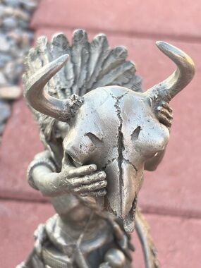 The Medicine Man by Jim Ponter Pewter Statue Franklin Mint Limited Edition 4371